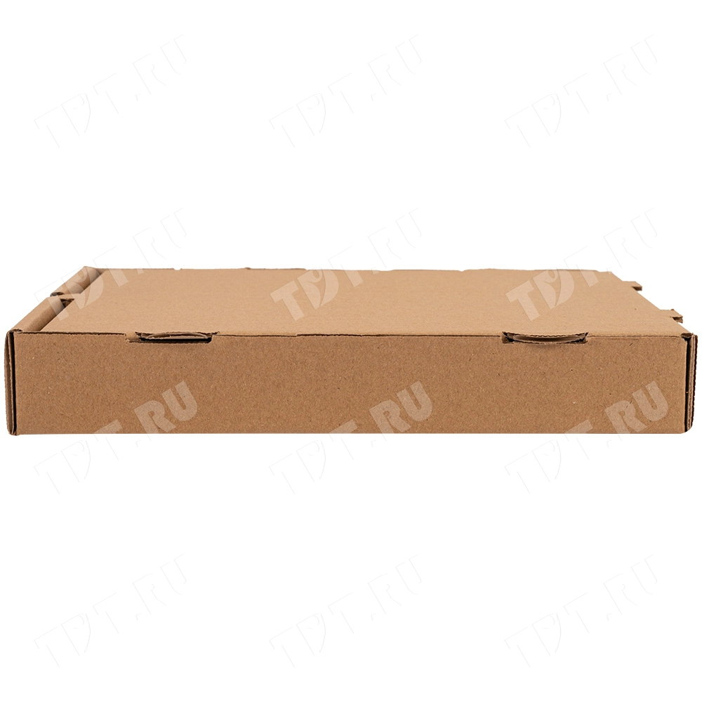 Коробка для пиццы, бурая, 280*280*40 мм
