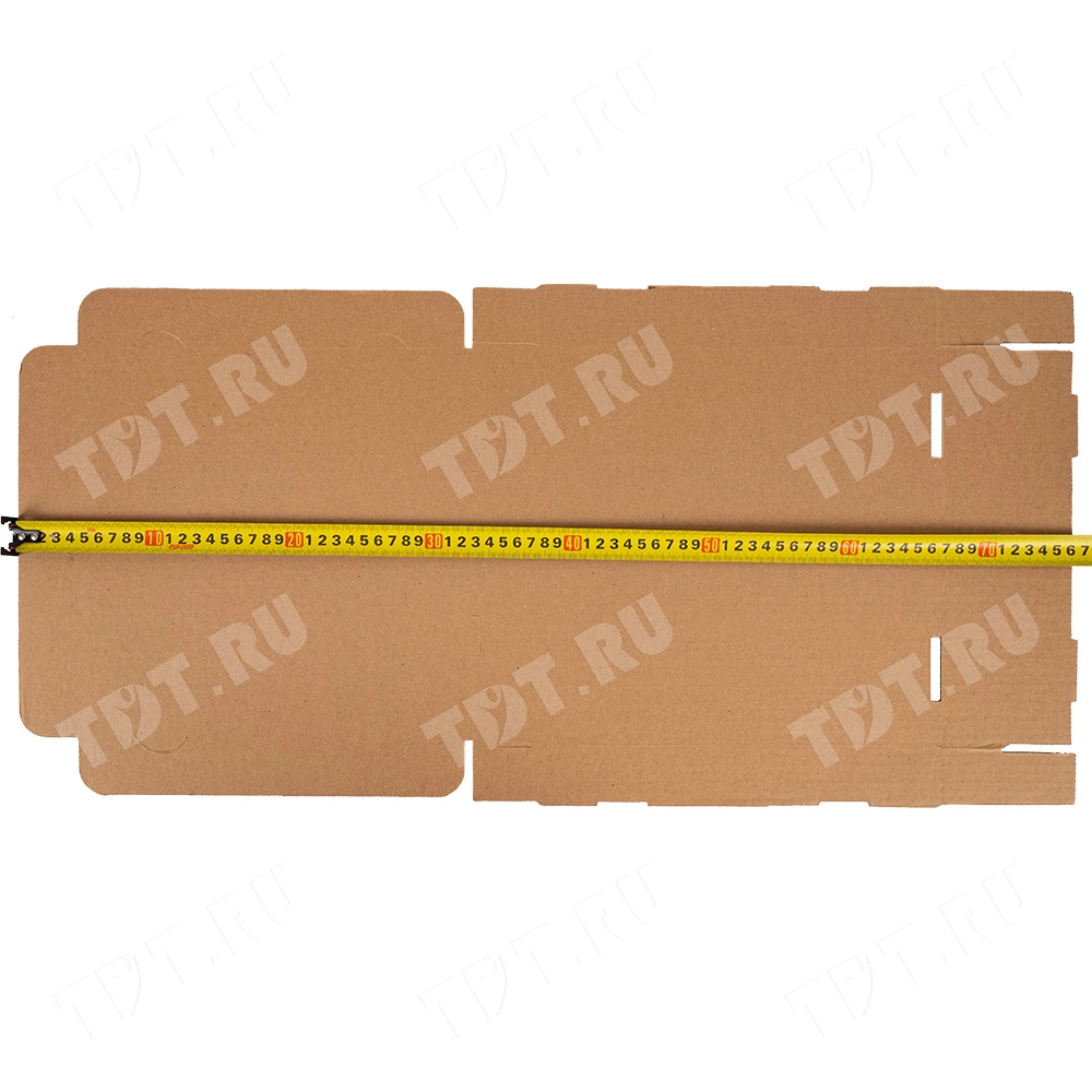 Коробка для пиццы, бурая, 280*280*40 мм