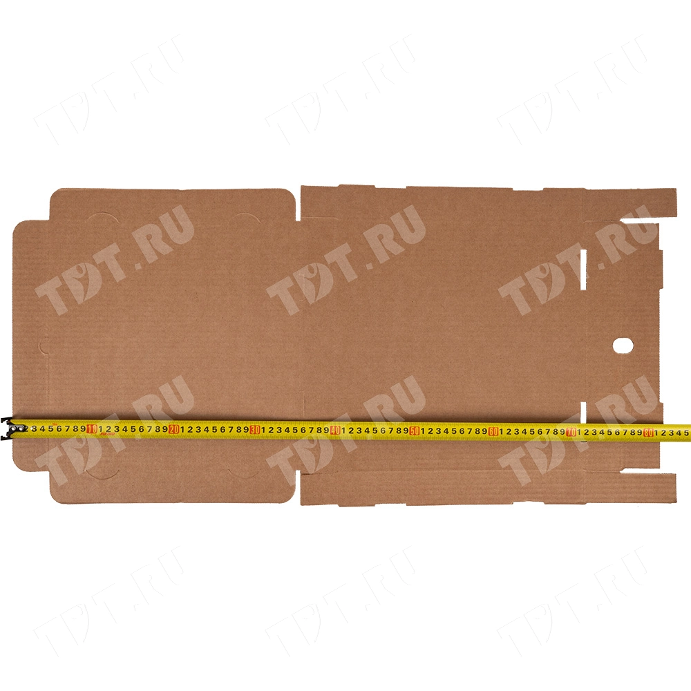 Коробка для пиццы, бурая, 310*310*33 мм