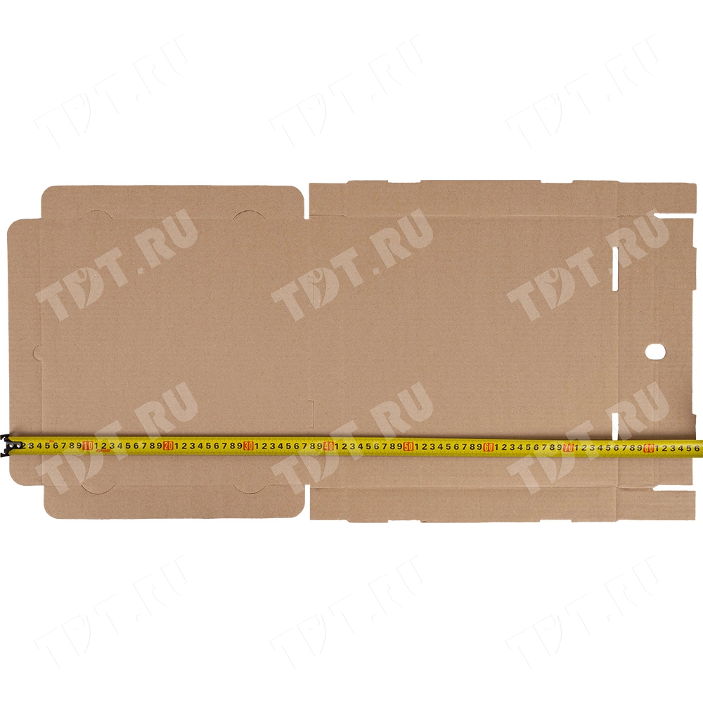 Коробка для пиццы, бурая, 330*330*40 мм