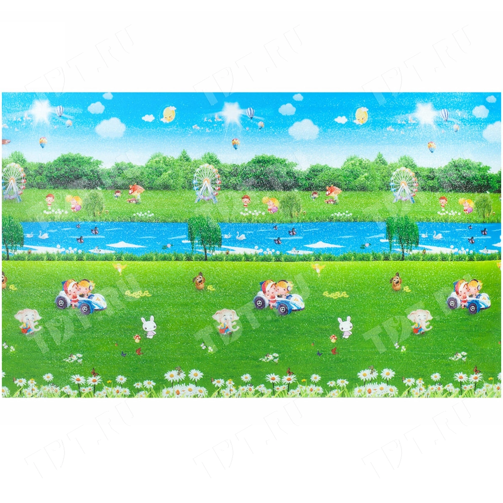 Коврик из вспененного полиэтилена «Природа» (10мм), 1.2*2 м