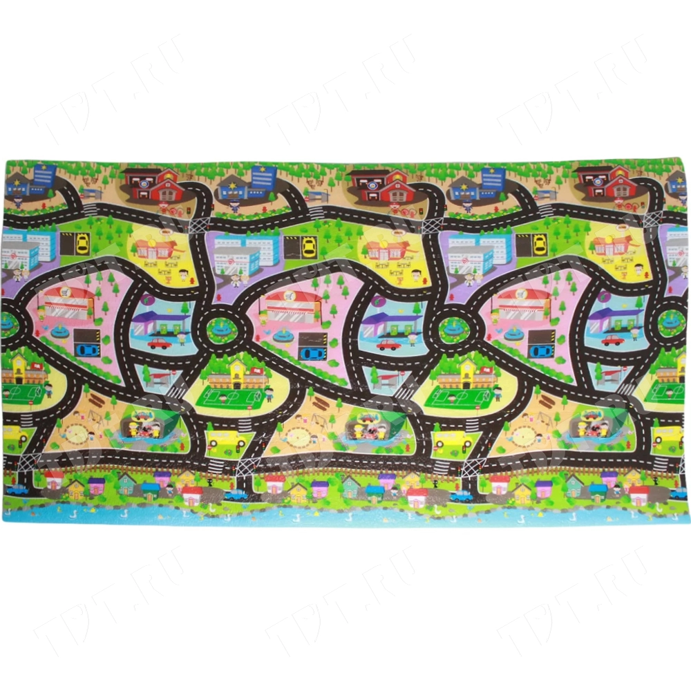 Коврик из вспененного полиэтилена «Город» (10мм), 1.2*2 м