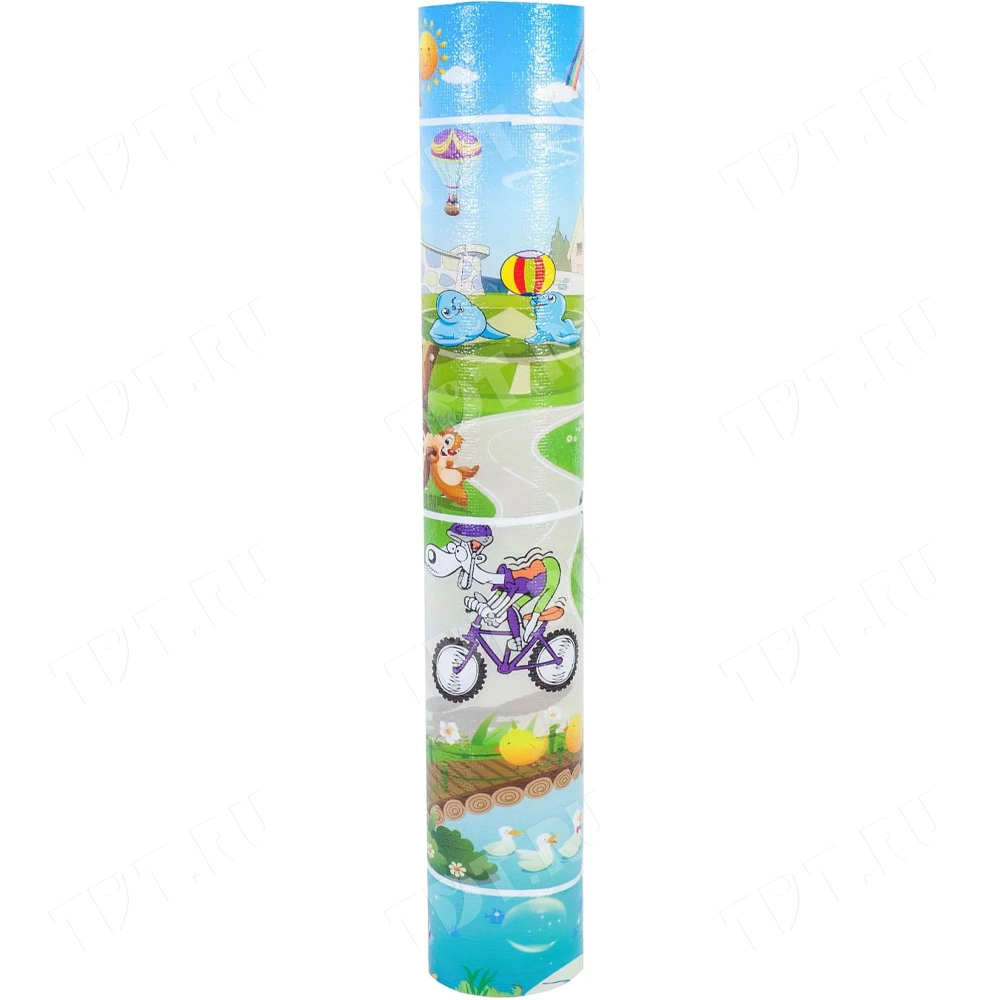 Коврик из вспененного полиэтилена «Животные» (10мм), 1.2*2 м