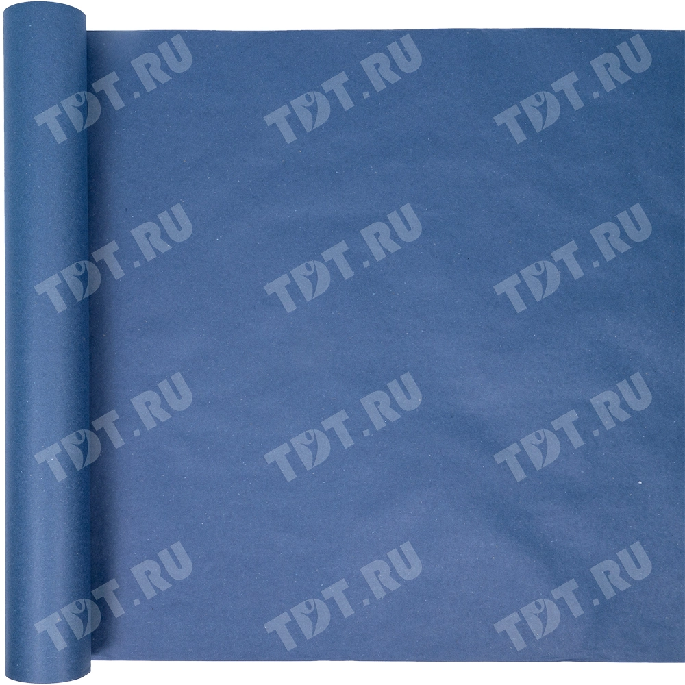 Рулон цветной оберточной бумаги, синий, 40*0.84 м