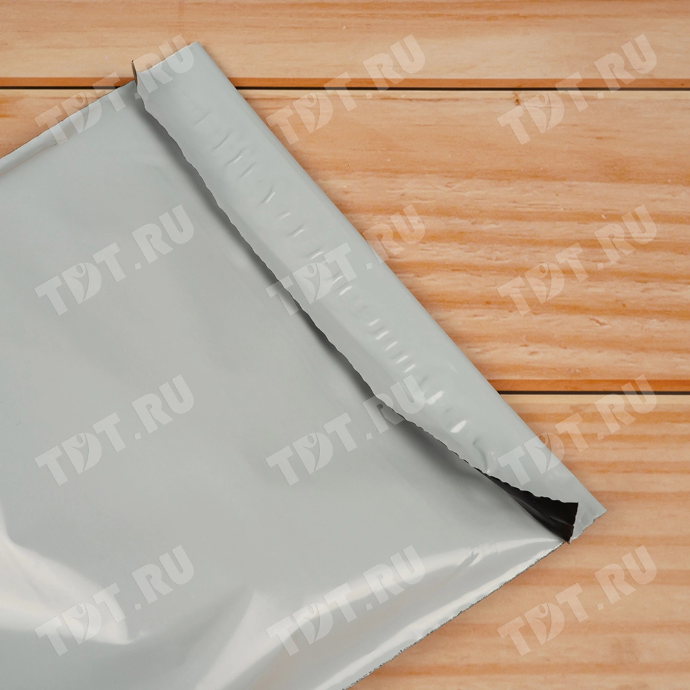 Курьер-пакет белый без печати, без кармана, 150*210+40 мм, 50 мкм, 100 шт.