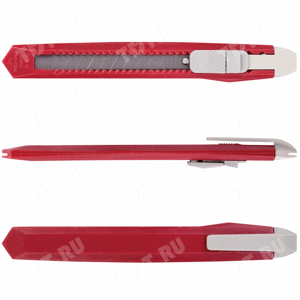 Нож канцелярский STAFF «Basic Economy», ассорти, 9 мм