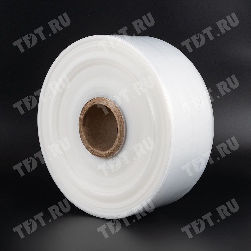 Рукав ПВД прозрачный, 13 см, 80 мкм, 520 м, 10 кг