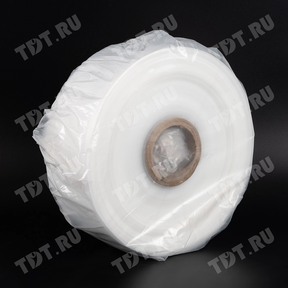 Рукав ПВД прозрачный, 17 см, 80 мкм, 395 м, 10 кг