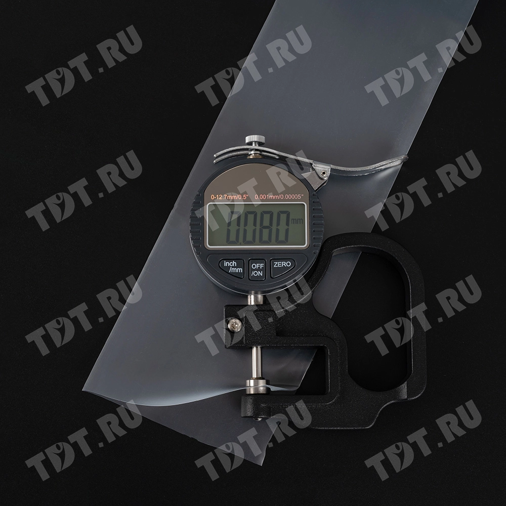 Рукав ПВД прозрачный, 27 см, 80 мкм, 250 м, 10 кг