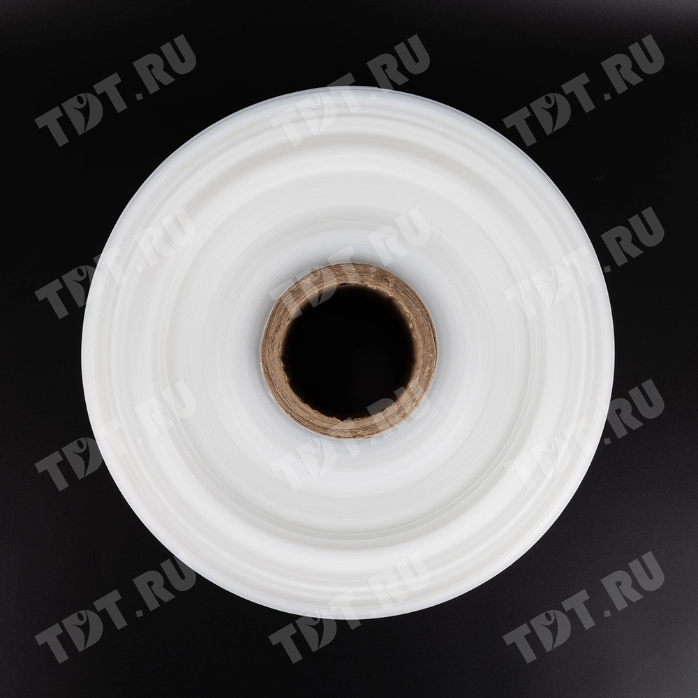 Рукав ПВД прозрачный, 35 см, 80 мкм, 190 м, 10 кг