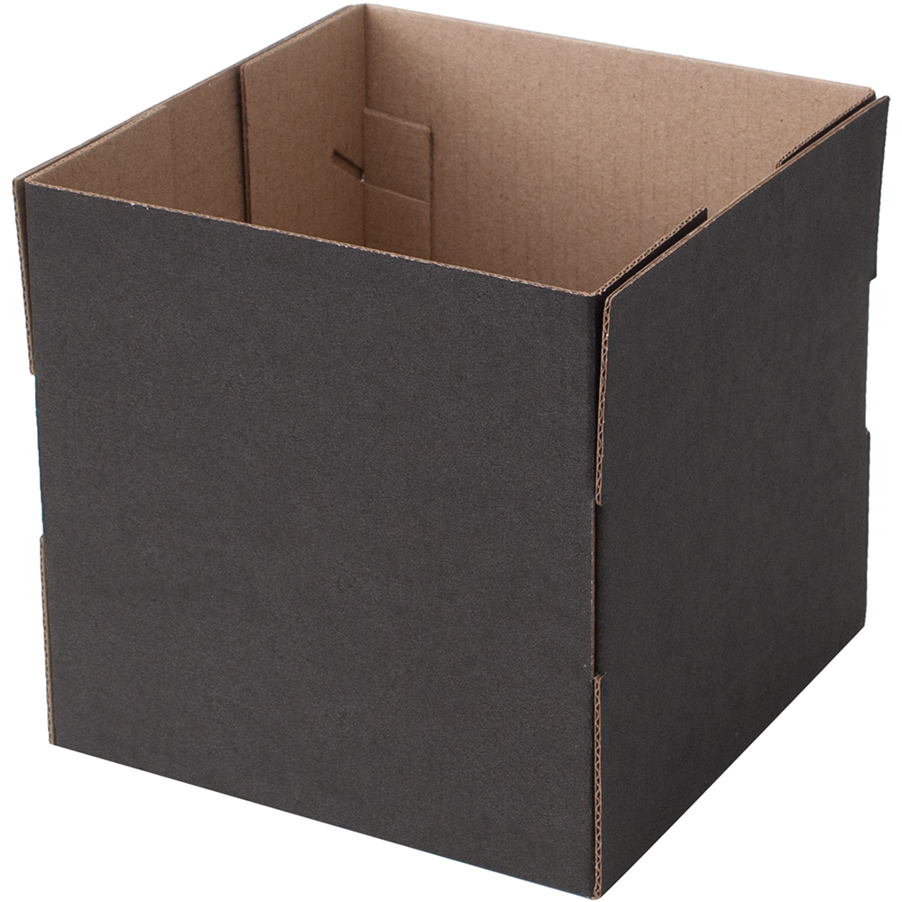 Коробка крышка-дно «Кубик», чёрная, 140*140*140 мм Коробка крышка-дно «Кубик», чёрная, 140*140*140 мм