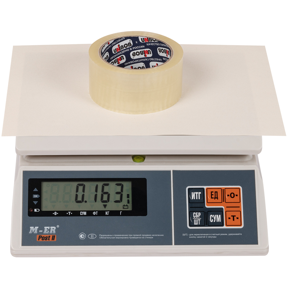 Клейкая лента прозрачная Unibob®, 48мм*66м*45мкм Клейкая лента прозрачная Unibob®, 48мм*66м*45мкм