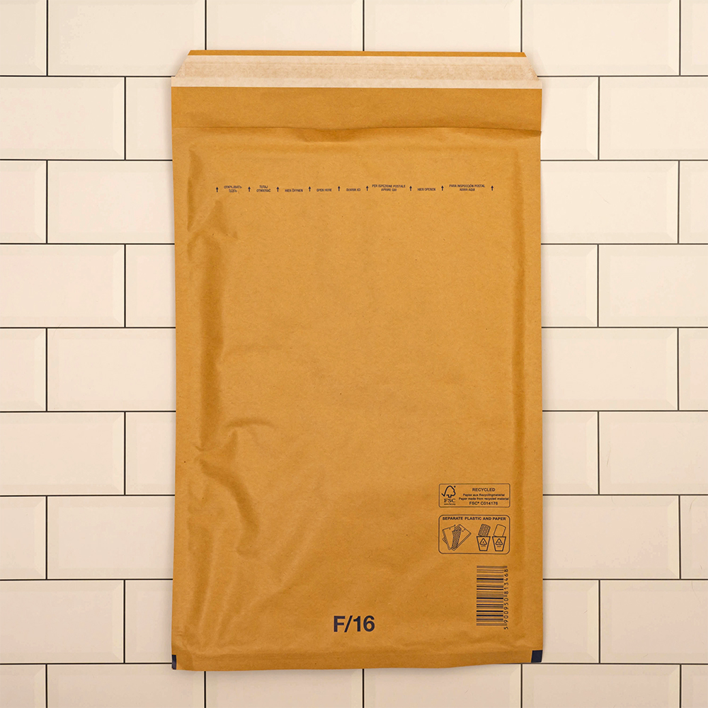 Бурый крафт пакет с прослойкой, 24*34 см, F-16-G (F/3) Бурый крафт пакет с прослойкой, 24*34 см, F-16-G (F/3)