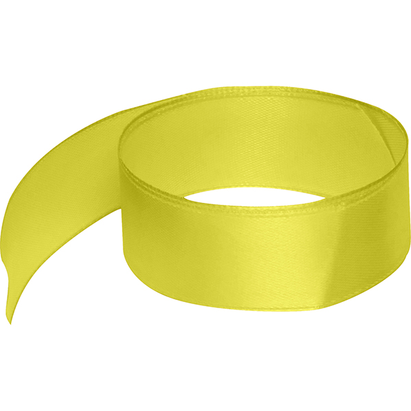 Атласная лента, лимонная, 25мм*25м Атласная лента, лимонная, 25мм*25м