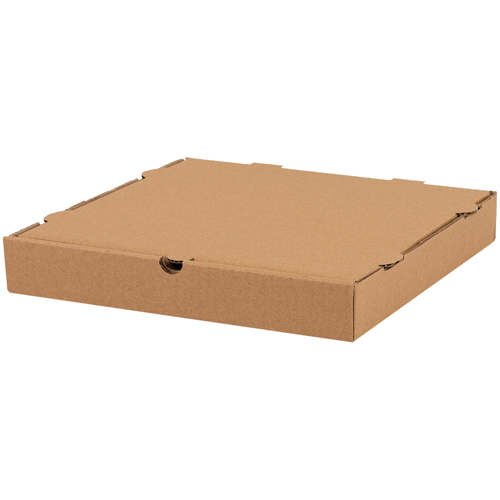 Коробка для пиццы, бурая, 280*280*40 мм Коробка для пиццы, бурая, 280*280*40 мм