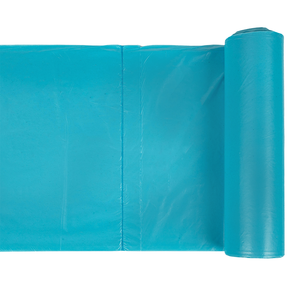 Мешки для мусора ПНД Komfi 120 литров, 70*100 см, голубые, 10 шт./рулон Мешки для мусора ПНД Komfi 120 литров, 70*100 см, голубые, 10 шт./рулон