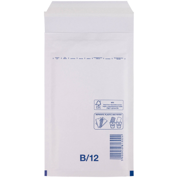 Белый крафт пакет с прослойкой, 14*22 см, B-12 (В/00)