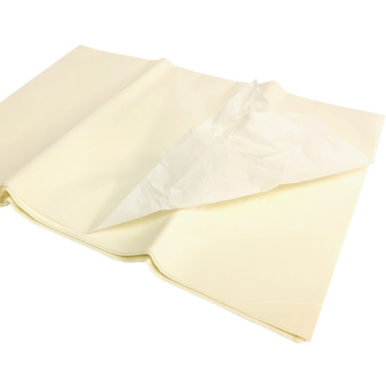 Бумага тишью для упаковки, кремовая, 50*66 см