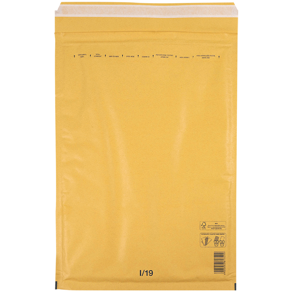 Бурый крафт пакет с прослойкой, 32*45 см, I-19-G (J/6) Бурый крафт пакет с прослойкой, 32*45 см, I-19-G (J/6)