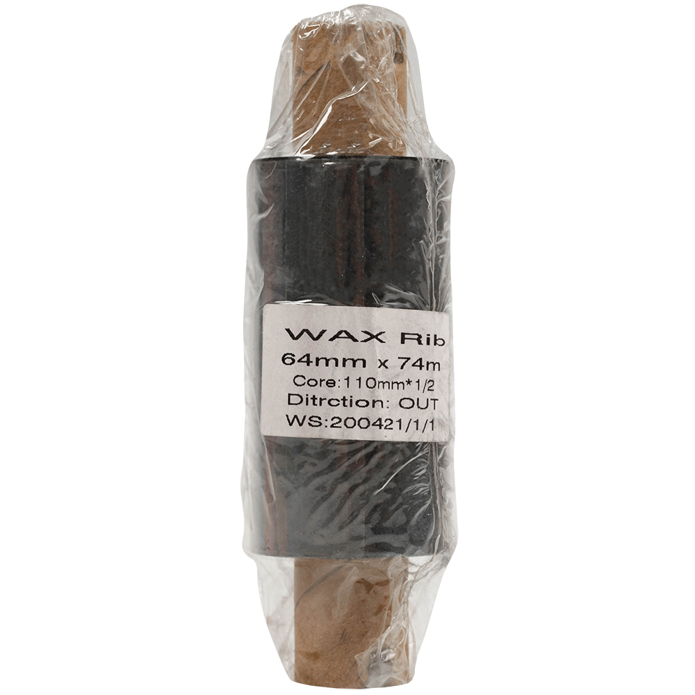 Красящая лента риббон Wax/Resin Standard, 64мм*74м, втулка 1/2", 110мм, OUT Красящая лента риббон Wax/Resin Standard, 64мм*74м, втулка 1/2", 110мм, OUT