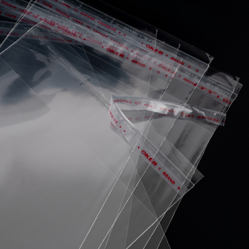 Прозрачный БОПП пакет с клеевым клапаном, 36*23 см, 100 шт.