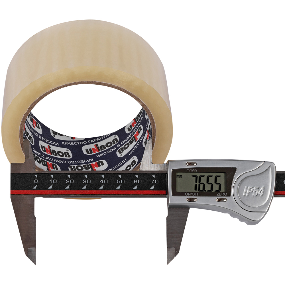 Клейкая лента прозрачная Unibob®, 48мм*66м*45мкм Клейкая лента прозрачная Unibob®, 48мм*66м*45мкм