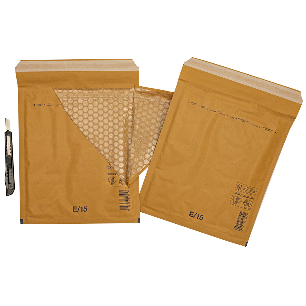 Бурый крафт пакет с прослойкой, 24*27 см, E-15-G (E/2) Бурый крафт пакет с прослойкой, 24*27 см, E-15-G (E/2)