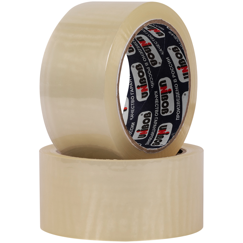 Клейкая лента прозрачная Unibob®, 48мм*66м*45мкм Клейкая лента прозрачная Unibob®, 48мм*66м*45мкм