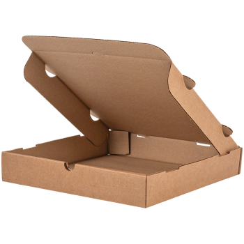 Коробка для пиццы, бурая, 250*250*40 мм Коробка для пиццы, бурая, 250*250*40 мм