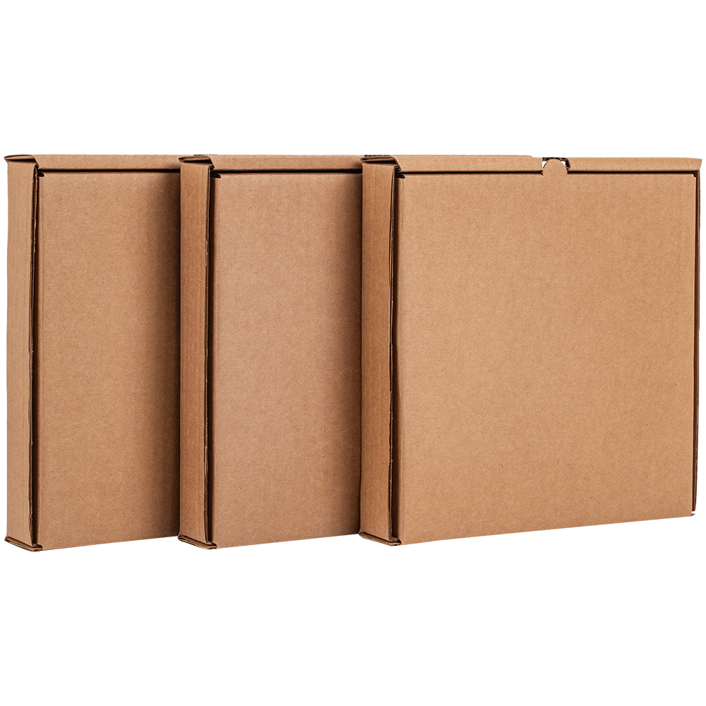 Коробка для пиццы, бурая, 210*210*35 мм Коробка для пиццы, бурая, 210*210*35 мм