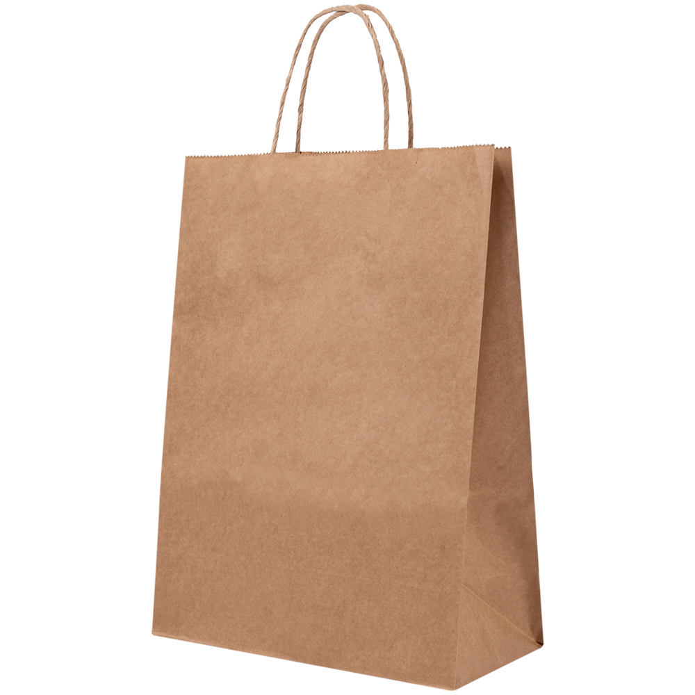 Крафт пакет с крученой ручкой, 80 г/м², 35*15*45 см Крафт пакет с крученой ручкой, 80 г/м², 35*15*45 см