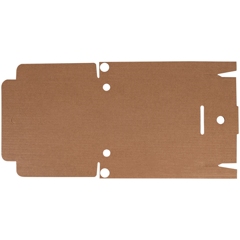 Коробка для пиццы, бурая, 210*210*35 мм Коробка для пиццы, бурая, 210*210*35 мм