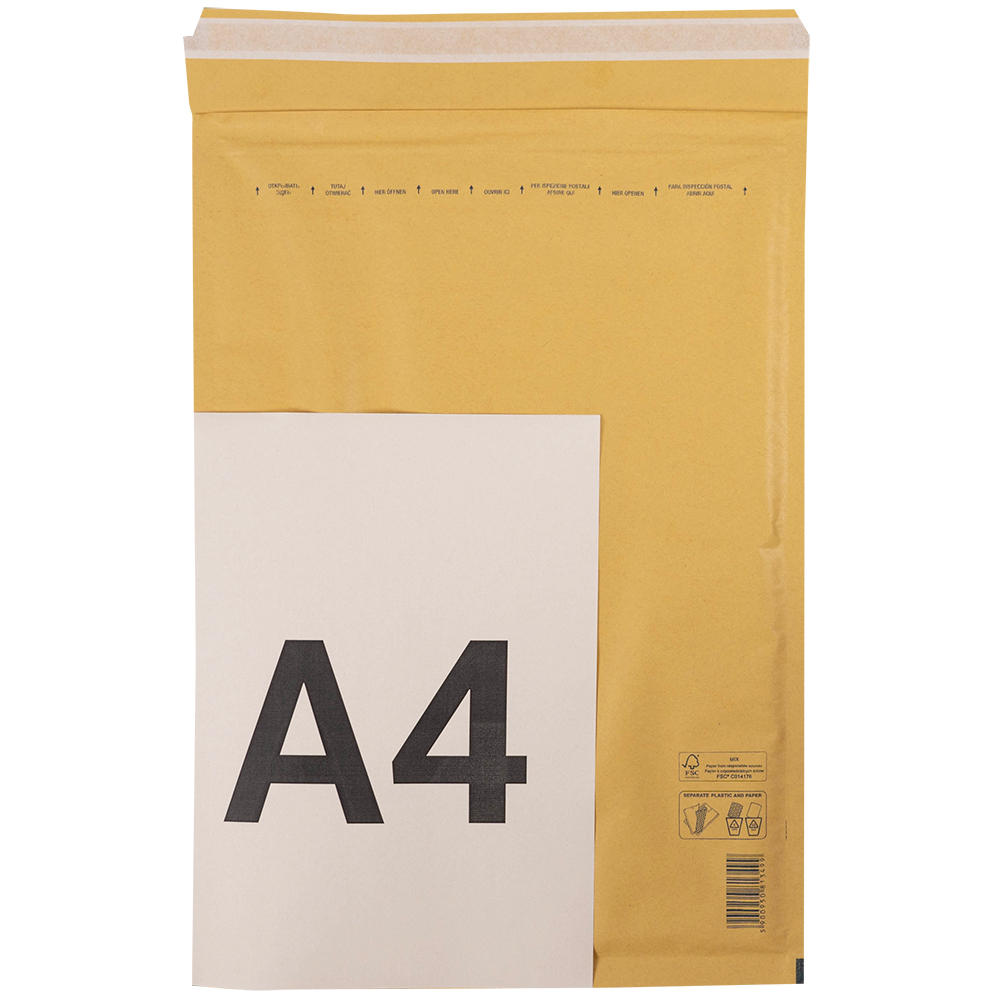 Бурый крафт пакет с прослойкой, 32*45 см, I-19-G (J/6) Бурый крафт пакет с прослойкой, 32*45 см, I-19-G (J/6)