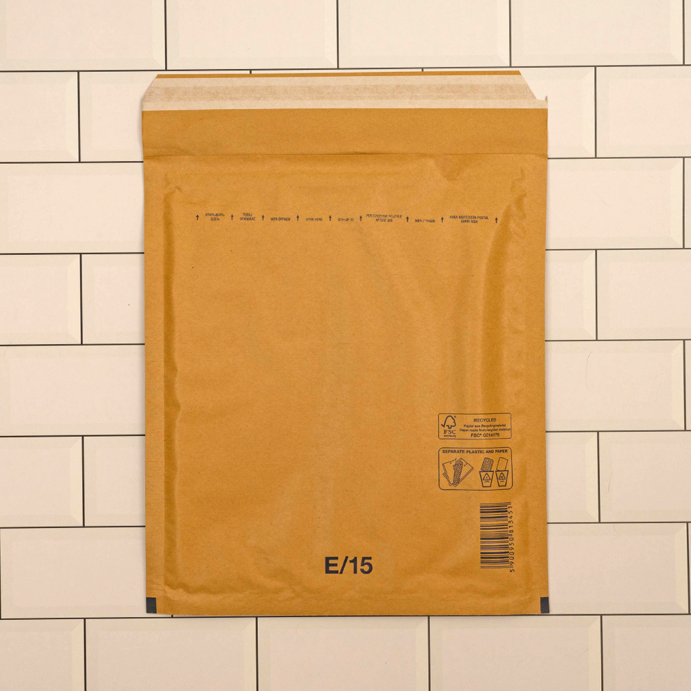 Бурый крафт пакет с прослойкой, 24*27 см, E-15-G (E/2) Бурый крафт пакет с прослойкой, 24*27 см, E-15-G (E/2)