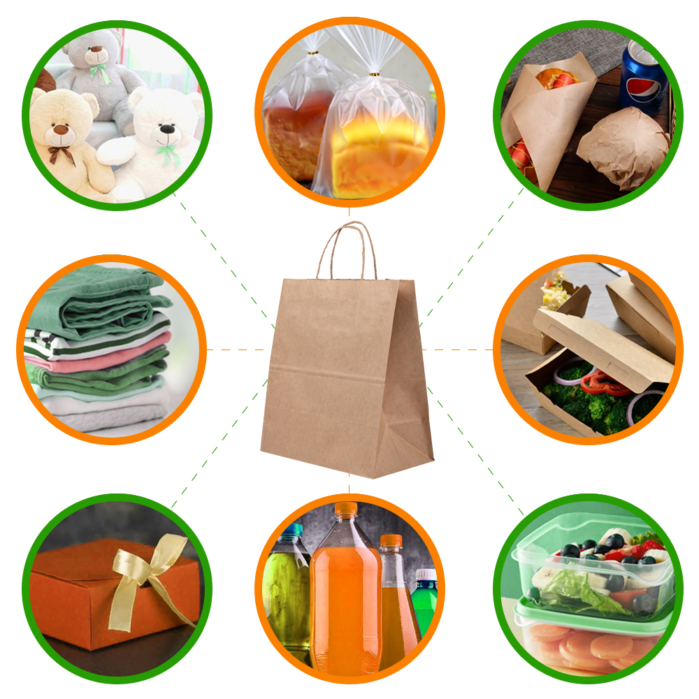 Крафт пакет с крученой ручкой, 70 г/м², 24*14*28 см Крафт пакет с крученой ручкой, 70 г/м², 24*14*28 см