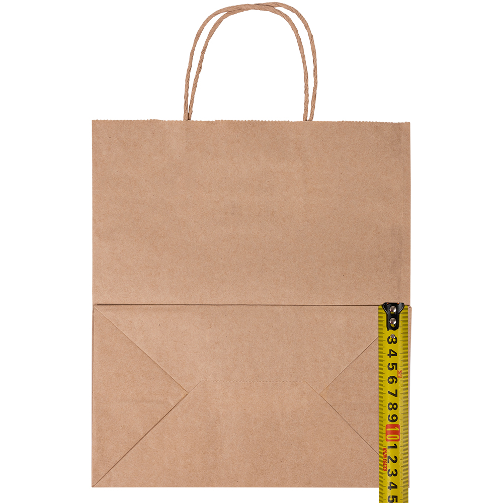 Крафт пакет с крученой ручкой, 70 г/м², 24*14*28 см Крафт пакет с крученой ручкой, 70 г/м², 24*14*28 см