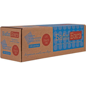 Пакеты ВПП «Bubble bags», трёхслойные, 15*15 см, 100 шт.