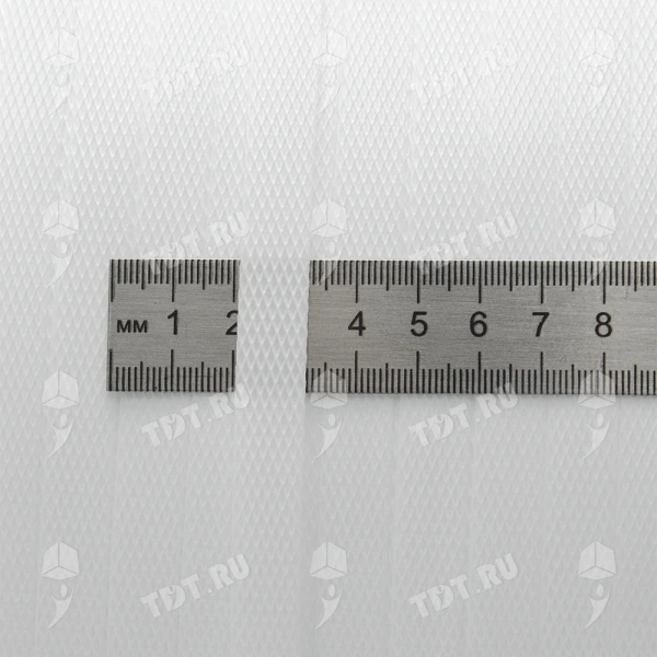 Стреппинг лента полипропиленовая (ПП), 12мм*0.6мм*3000м, белая