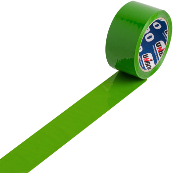 Клейкая лента зеленая Unibob®, 48мм*66м*45мкм