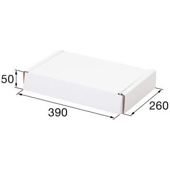 Короб №49/1, беленый, 390*260*50 мм Короб №49/1, беленый, 390*260*50 мм