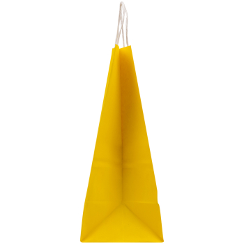 Крафт пакет с крученой ручкой «Жёлтый», 80 г/м², 25*11*32 см Крафт пакет с крученой ручкой «Жёлтый», 80 г/м², 25*11*32 см