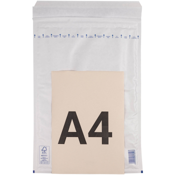 Белый крафт пакет с прослойкой, 32*45 см, I-19 (J/6)