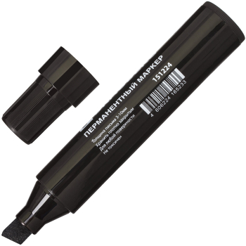 Маркер перманентный BRAUBERG «JUMBO», черный, 3-10 мм Маркер перманентный BRAUBERG «JUMBO», черный, 3-10 мм