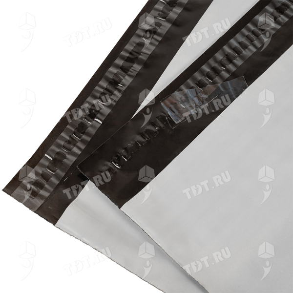 Курьерский пакет с карманом, без печати, 360*500+40 мм, 50 мкм