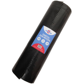 Полиэтиленовые мешки для мусора, ПСД пакеты 240 литров, 90*140 см, 10 шт./рулон