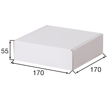 Короб КС-425 МГФ, белый, 170*170*55 мм