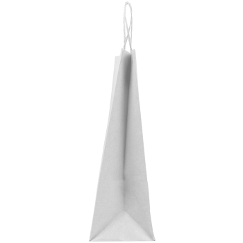 Белый пакет с крученой ручкой, 80 г/м², 24*11*32 см