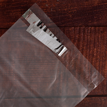 Курьер-пакет прозрачный, без кармана, 240*320+40 мм, 50 мкм, 100 шт.