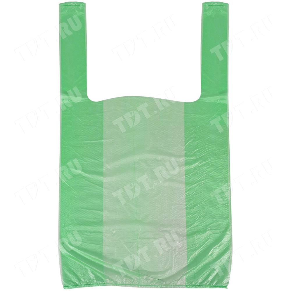 Пакет майка ПНД цветной в ассортименте, 24+12*44см, 8 мкм, 100шт.