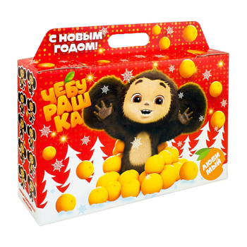 Коробка для конфет «Чебурашка», 2 кг, 310*85*203 мм